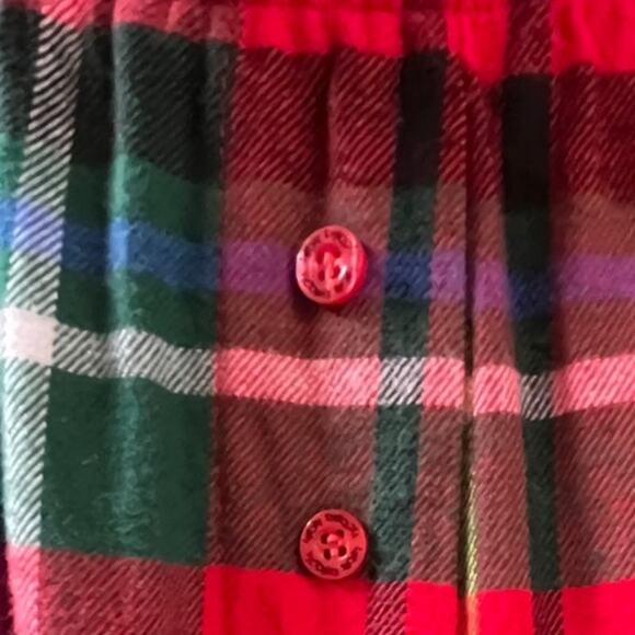 Victoria's Secret Winter Christmas Holiday Pajama Set Plaid Red Green Large - Picture 5 of 10